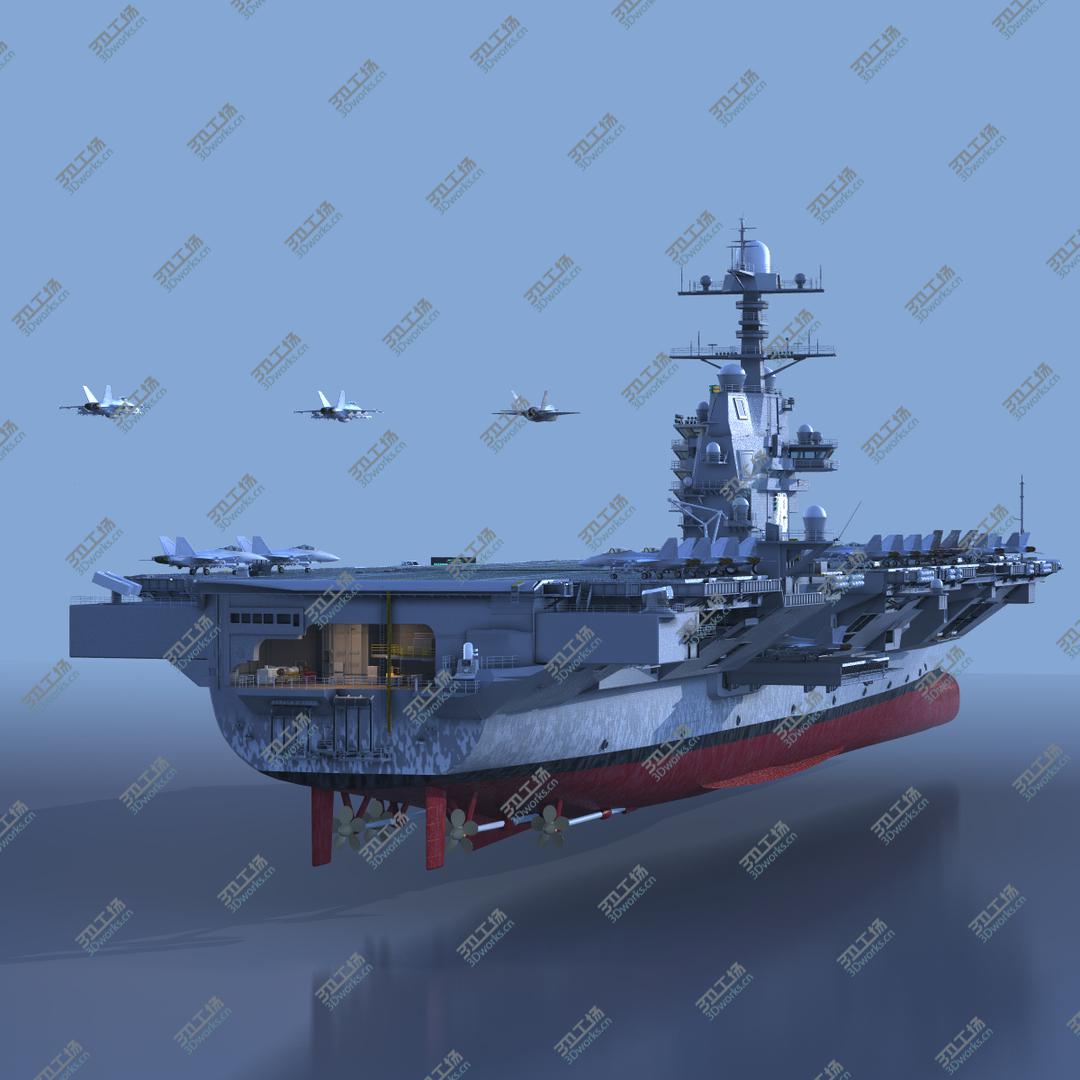 images/goods_img/20210313/3D CVN-78 USS Gerald Ford model/3.jpg